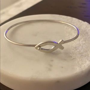 James Avery Jesus Fish Hook-On Bracelet